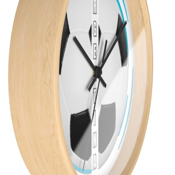 Soccer Wall Clock, Sports Decor, Argentina Fan Gift, Home Office Timepiece, Soccer Decor, Unique Wall Art