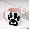 Personalized Coffee Mug, Dog Lover Gift, Personalized Pet Mug, Animal Lover Cup, Cute Paw Design Coffee Cup