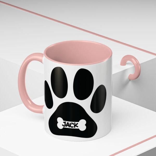 Personalized Coffee Mug, Dog Lover Gift, Personalized Pet Mug, Animal Lover Cup, Cute Paw Design Coffee Cup