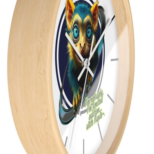 Whimsical Limited Edition Wall Clock, Fun Decor for Kids Room, Unique Gift for Birthdays, Quirky Home Accent, Animal Lovers Decor