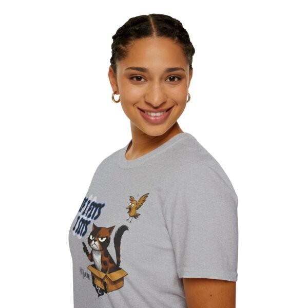 11115549672523818684_2048.jpeg Whimsical Cat T-Shirt, Funny Cat Lover Tee, Gift for Pet Owners, Cute Animal T-Shirt, Comfortable Unisex Shirt, Perfect for Birthdays