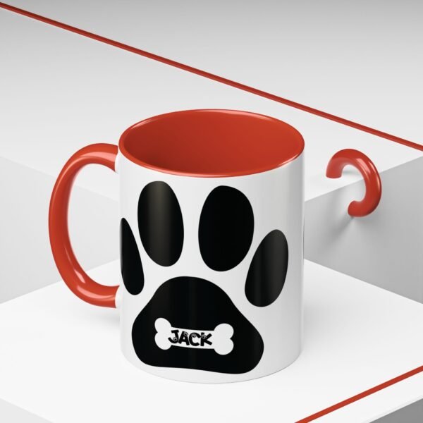 Personalized Coffee Mug, Dog Lover Gift, Personalized Pet Mug, Animal Lover Cup, Cute Paw Design Coffee Cup
