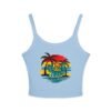 Beach Vibe Tank Top - Just Surf, Summer Top, Vacation Wear, Gift for Surfers, Tropical Style, Casual Summer Outfit