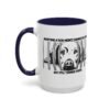 Adopt Don't Shop Coffee Mug - Black Accent Mug for Dog Lovers, Animal Rescue Gift, Pet Adoption Encouragement