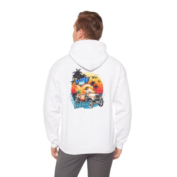 Surfing in Hawaii Hoodie, Beach Vibes Sweatshirt, Unisex Casual Wear, Summer Gift, Vacation Essentials