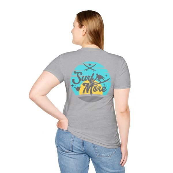 Surf T-Shirt for Beach Lovers | Unisex Softstyle Tee, Summer Vibes, Casual Wear, Surfing Gift, Beach Day Apparel