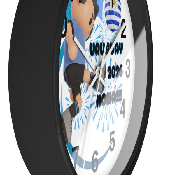 Uruguay Soccer Wall Clock | 2026 World Cup Decor, Sports Gift, Soccer Fan, Unique Home Decor, Soccer Lover Gift
