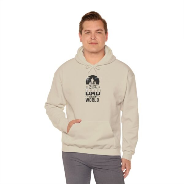 Dad of the World Hoodie, Cozy Unisex Sweatshirt for Father's Day, Dad Gifts, Casual Wear, Everyday Comfort, Family Adventures