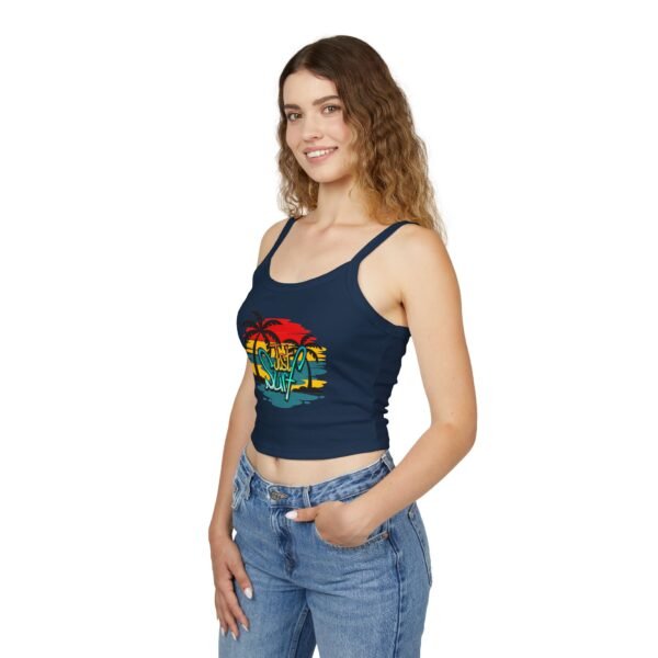 Beach Vibe Tank Top - Just Surf, Summer Top, Vacation Wear, Gift for Surfers, Tropical Style, Casual Summer Outfit