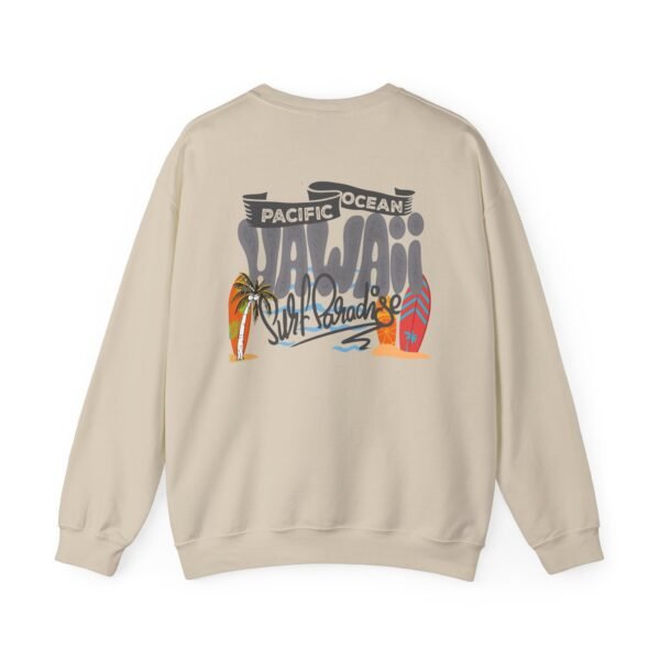 Hawaii Beach Vintage Unisex Crewneck Sweatshirt – Cozy Pullover for Surf Lovers, Travel Days & Casual Island Vibes – Retro Graphic Design