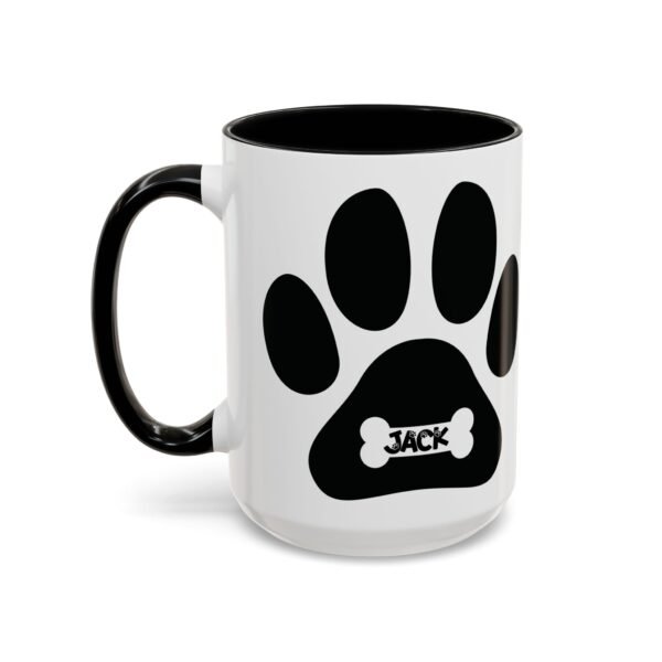 Personalized Coffee Mug, Dog Lover Gift, Personalized Pet Mug, Animal Lover Cup, Cute Paw Design Coffee Cup