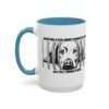 Adopt Don't Shop Coffee Mug - Black Accent Mug for Dog Lovers, Animal Rescue Gift, Pet Adoption Encouragement