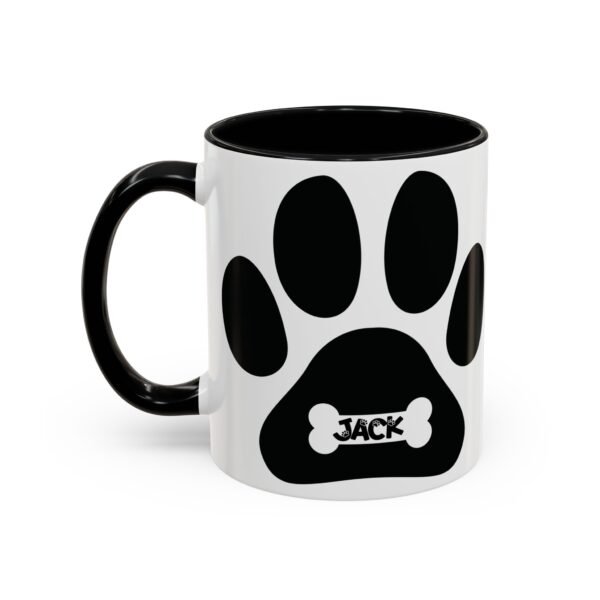 Personalized Coffee Mug, Dog Lover Gift, Personalized Pet Mug, Animal Lover Cup, Cute Paw Design Coffee Cup