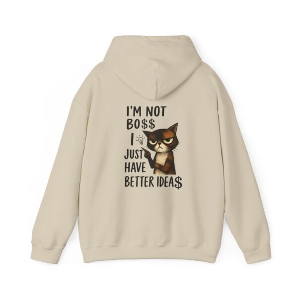 Boss Idea Cat Sweatshirt, Funny Cat Hoodie, Office Humor Gift, Men Hoodie