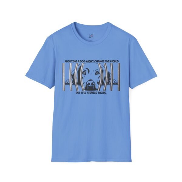 Adopt, Unisex Softstyle T-Shirt - Dog Lover Gift, Animal Rescue Support Tee, Pet Adoption Awareness, Cute Canine Apparel