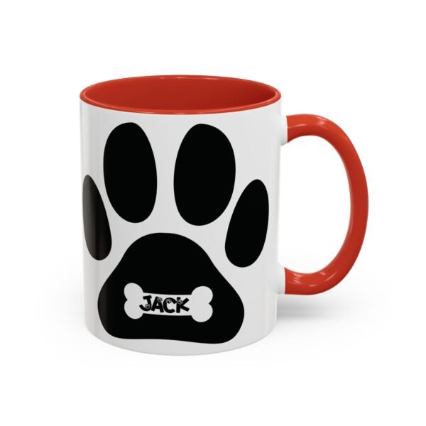 Personalized Coffee Mug, Dog Lover Gift, Personalized Pet Mug, Animal Lover Cup, Cute Paw Design Coffee Cup