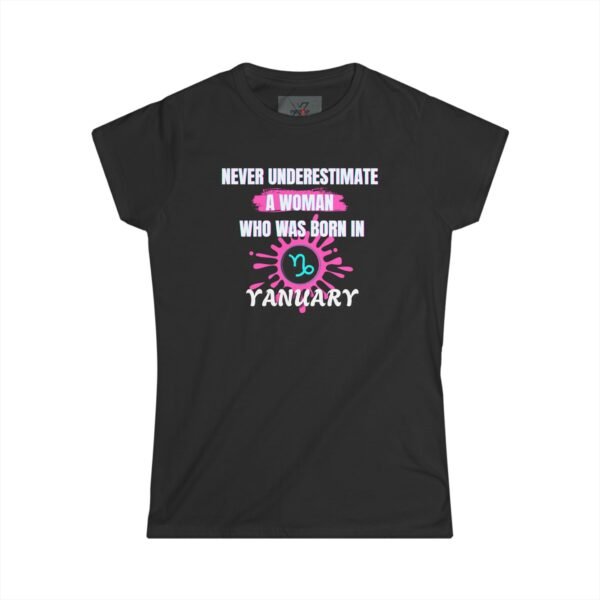 Personalized Women's Empowerment, Birthday Tee, Inspirational Gift, January Born, Motivational Shirt