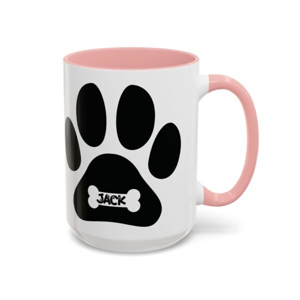 Personalized Coffee Mug, Dog Lover Gift, Personalized Pet Mug, Animal Lover Cup, Cute Paw Design Coffee Cup