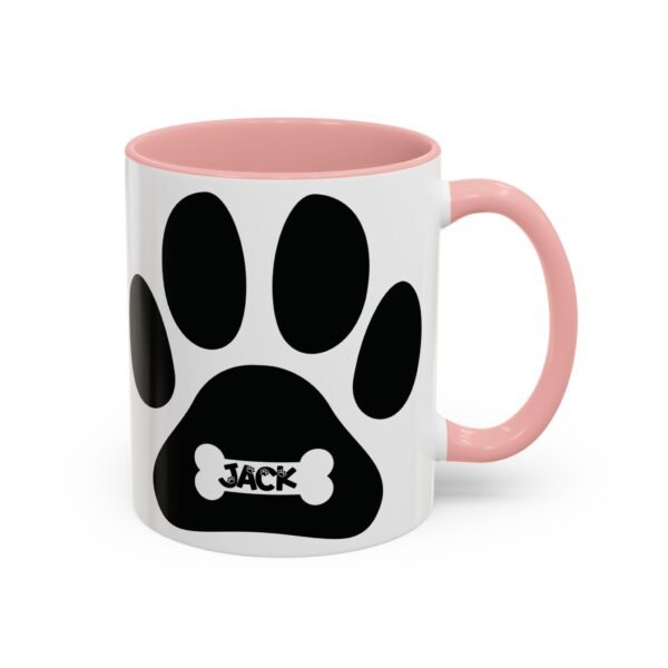Personalized Coffee Mug, Dog Lover Gift, Personalized Pet Mug, Animal Lover Cup, Cute Paw Design Coffee Cup