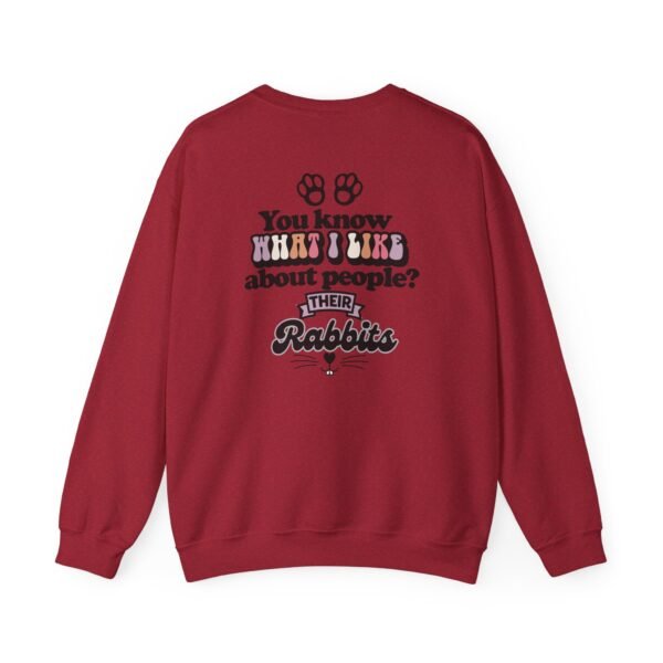 Rabbit Lovers Unisex Crewneck Sweatshirt, Funny Animal Apparel, Gift for Pet Owners, Cozy Sweatshirt, Perfect for All Seasons, Casual Wear