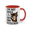 Sassy Cat Coffee Mug, Funny Pet Lover Gift, Boss-Like Humor, Unique Office Mug, Cat Owner Present