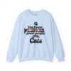 "What I Like About People? Their Cats" Crewneck Sweatshirt Cozy Gifts for Cat Lovers, Unisex Sweatshirt, Perfect for Pet Lovers