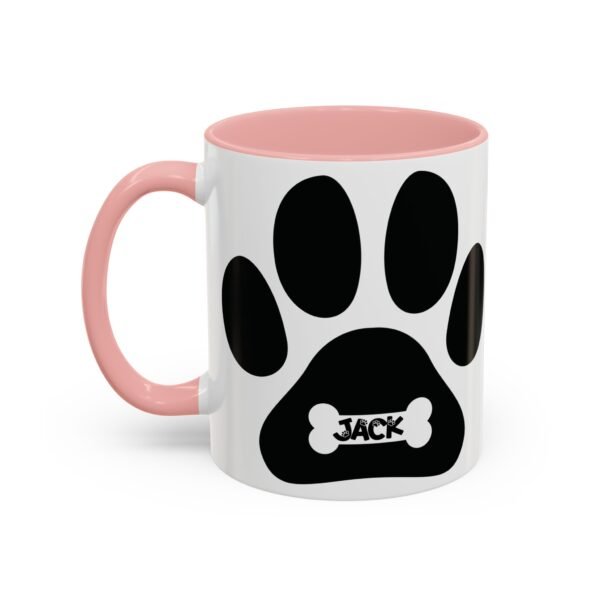 Personalized Coffee Mug, Dog Lover Gift, Personalized Pet Mug, Animal Lover Cup, Cute Paw Design Coffee Cup