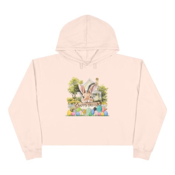 Happy Easter Crop Hoodie