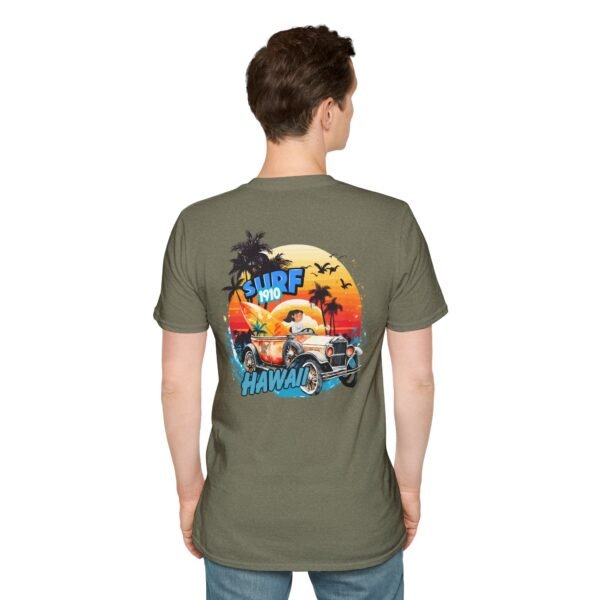 Hawaiian Surf T-Shirt, Vintage Surf Tee, Unisex Beach Wear, Summer Vibes, Retro Vacation Shirt, Perfect for Parties, Gifts