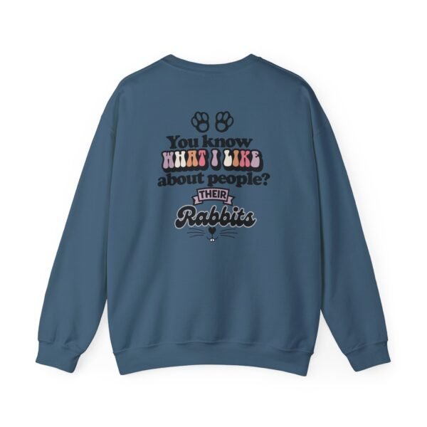 Rabbit Lovers Unisex Crewneck Sweatshirt, Funny Animal Apparel, Gift for Pet Owners, Cozy Sweatshirt, Perfect for All Seasons, Casual Wear