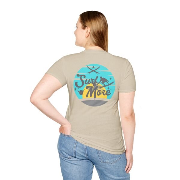 Surf T-Shirt for Beach Lovers | Unisex Softstyle Tee, Summer Vibes, Casual Wear, Surfing Gift, Beach Day Apparel