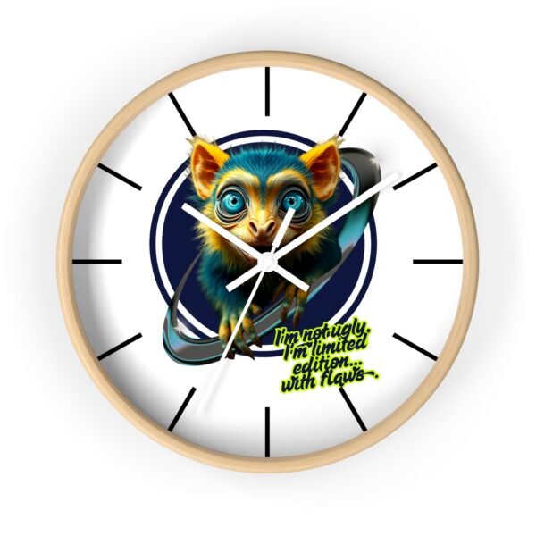 Whimsical Limited Edition Wall Clock, Fun Decor for Kids Room, Unique Gift for Birthdays, Quirky Home Accent, Animal Lovers Decor