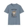 Funny Cat Overthink T-Shirt, Cute Pet Lover Shirt, Gift for Cat Moms, Quirky Animal Tee, Relaxed Fit Cat Apparel