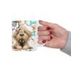 Pet Lover's Ceramic Coffee Mug 11oz / 15oz, Cat & Dog Charming Ceramic Coffee Mug