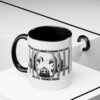 Adopt Don't Shop Coffee Mug - Black Accent Mug for Dog Lovers, Animal Rescue Gift, Pet Adoption Encouragement