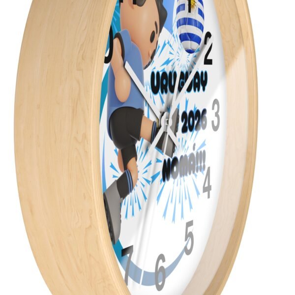 Uruguay Soccer Wall Clock | 2026 World Cup Decor, Sports Gift, Soccer Fan, Unique Home Decor, Soccer Lover Gift