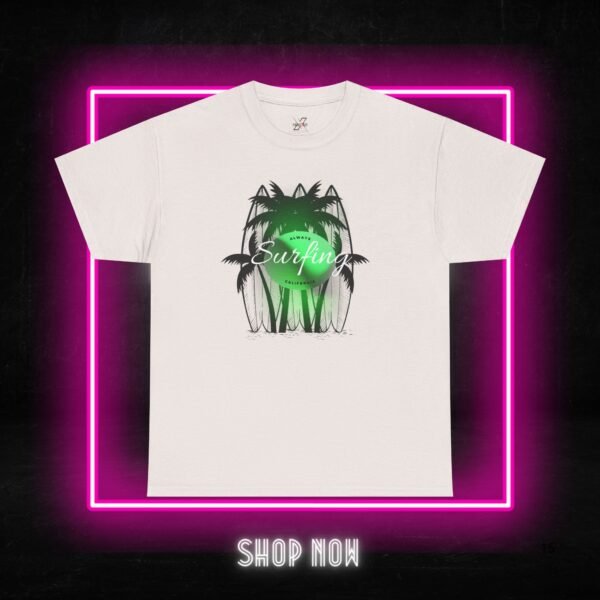 California Surfing Unisex Heavy Cotton Tee Beach Vibes T-Shirt