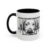 Adopt Don't Shop Coffee Mug - Black Accent Mug for Dog Lovers, Animal Rescue Gift, Pet Adoption Encouragement