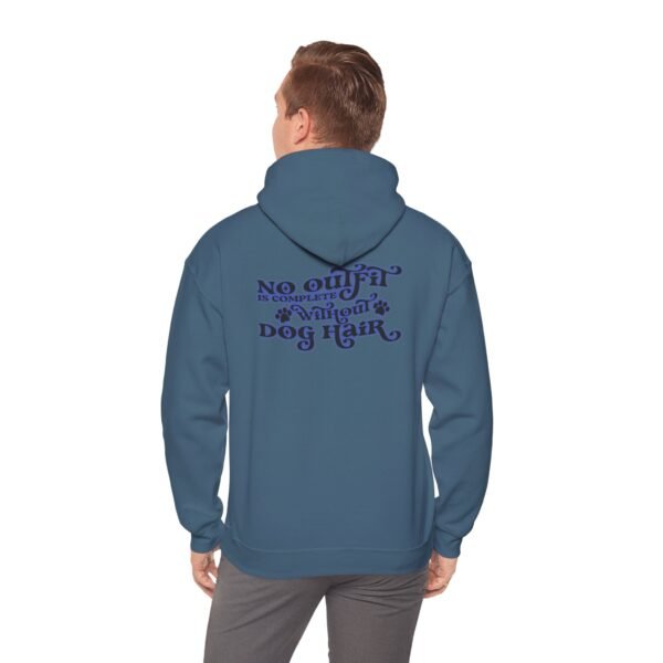 13842674404078792468_2048.jpeg Funny Dog Lover Unisex Hoodie Printed Front and Back, Gift for Dog Lovers, Cozy Dog Hair Hoody, Animal Lover Clothing