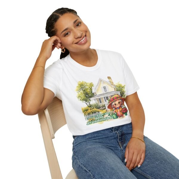 Grandmother's Garden women Softstyle T-Shirt, Vintage Gift for Grandma Cute Family Shirt