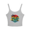 Beach Vibe Tank Top - Just Surf, Summer Top, Vacation Wear, Gift for Surfers, Tropical Style, Casual Summer Outfit