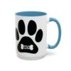 Personalized Coffee Mug, Dog Lover Gift, Personalized Pet Mug, Animal Lover Cup, Cute Paw Design Coffee Cup