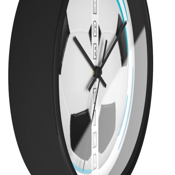 Soccer Wall Clock, Sports Decor, Argentina Fan Gift, Home Office Timepiece, Soccer Decor, Unique Wall Art