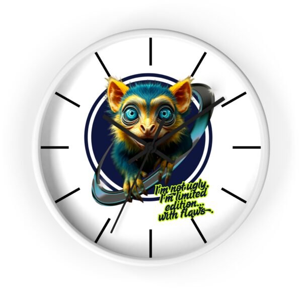 Whimsical Limited Edition Wall Clock, Fun Decor for Kids Room, Unique Gift for Birthdays, Quirky Home Accent, Animal Lovers Decor