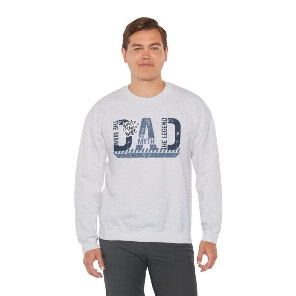 Fashion Dad Crewneck Sweatshirt, Father's Day Gift, Gift for Him, Casual Wear, Men Sweatshirt