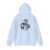 Comfortable Unisex Heavy Blend Hoodie with Bold Motorcycle Design, Perfect for Casual Wear, Gifts, Cycling Events, and Cozy Days
