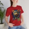 Fun Unisex Jersey Short Sleeve T-Shirt with Whimsical Creature Design, Casual Tee, Birthday Present