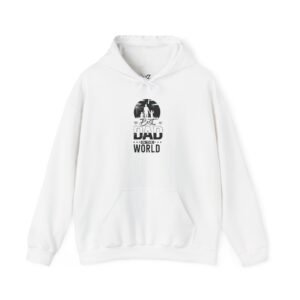 Dad of the World Hoodie, Cozy Unisex Sweatshirt for Father's Day, Dad Gifts, Casual Wear, Everyday Comfort, Family Adventures