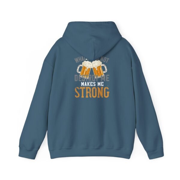 Strength Motivational Hoodie - Men Heavy Blend Sweatshirt, Funny Apparel, Casual Comfort, Comfort Level