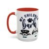 Personalized Dog Lover's Accent Coffee Mug with Cute Pup Design, Pet Owner Gift, Birthday Gift for Dog Moms, Dog Dad Coffee Cup